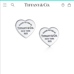 Tiffany&Co Mini Heart Tag Earrings